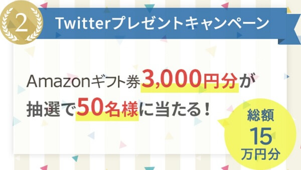 Twitterプレゼントキャンペーン